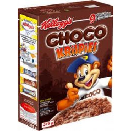 KELLOGG´S CHOCO KRISPIES Cereales paquete 375 grs